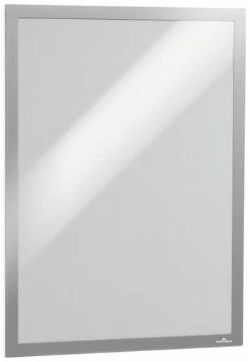 [4872-23] 130849 MARCOS AUTOADHESIVOS A4 PLATA PANEL MAGNETICO 2 UDS DURABLE
