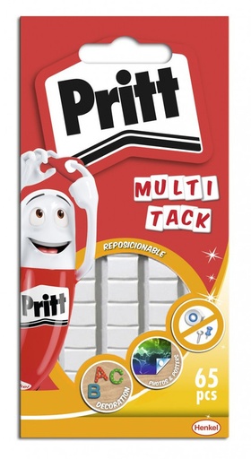 [2679461] 200055 MASILLA ADHESIVA MULTITACK 65 PASTILLAS PRITT