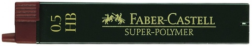 [120500] 190151 MINAS 0,5 HB SUPER-POLYMER ESTUCHE 12 MINAS FABER CASTELL