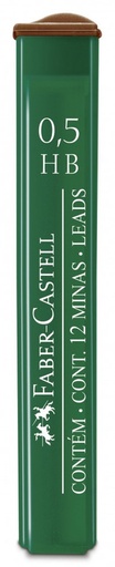 [521500] 118412 MINAS 0,5MM HB POLY FABER CASTELL