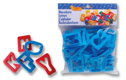 [7A] 111813 MOLDES LETRAS ABECEDARIO SET 26 LETRAS JOVI 7A
