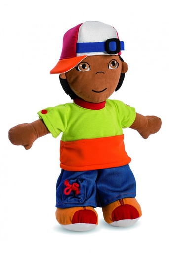 [96320] 254873 MUÑECO ABROCHES DIVERSITY NIÑA LATINOAMERICANA 40 CM MINILAND 96320
