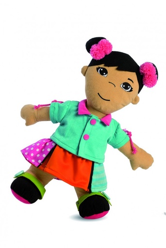 [96319] 254872 MUÑECO ABROCHES DIVERSITY NIÑO ASIATICO 40 CM MINILAND 96319
