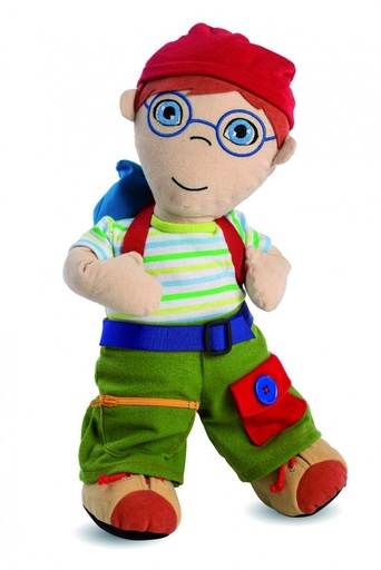 [96317] 254870 MUÑECO ABROCHES DIVERSITY NIÑO EUROPEO 40 CM MINILAND 96317