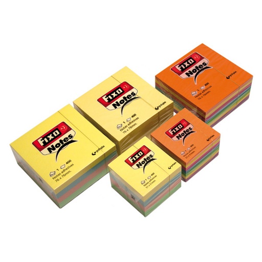 [65005483] 170201 NOTAS CUBO 400 HOJAS 76X76 MM NEON FIXO