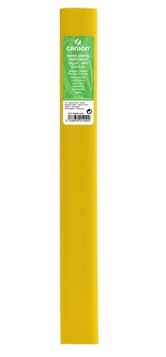 [C200001409] 113710 PAPEL CREPE 0,50X2,50M 60% AMARILLO LIMON CANSON
