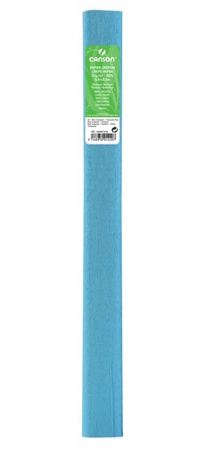 [C200001420] 113717 PAPEL CREPE 0,50X2,50M 60% AZUL TURQUESA CANSON