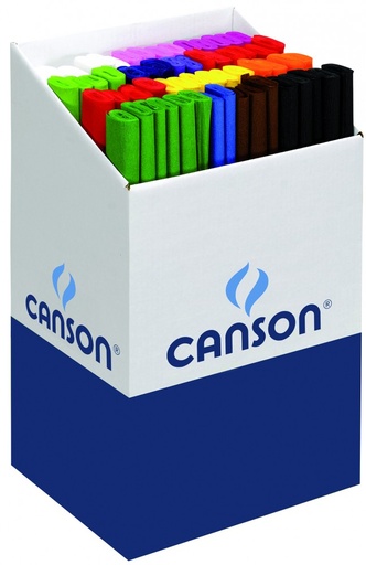 [C200001400] 113705 PAPEL CREPE 0,50X2,50M 60% BLANCO CANSON