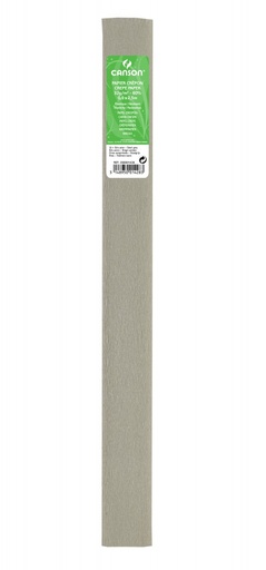 [C200001428] 113722 PAPEL CREPE 0,50X2,50M 60% GRIS ACERO CANSON