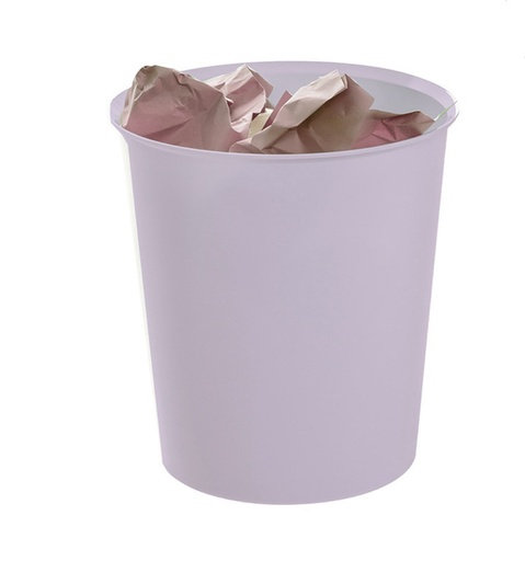 [2001 ML PS] 256405 PAPELERA ARCHIVO 2000 DE 18 LITROS MALVA PASTEL