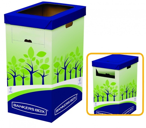 [8049202] 250892 PAPELERA DE RECICLAJE BANKERS BOX 60X30X50MM FELLOWES