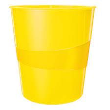 [305-05] 150323 PAPELERA PLASTICO 305 AMARILLO 14 L FAIBO