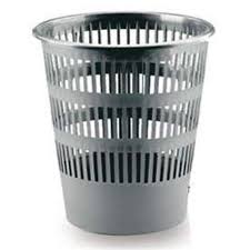 [306-08] 113573 PAPELERA PLASTICO 306 REJILLA GRIS  FAIBO 306-08
