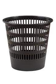 [306-02] 113570 PAPELERA PLASTICO 306 REJILLA NEGRO FAIBO 306-02