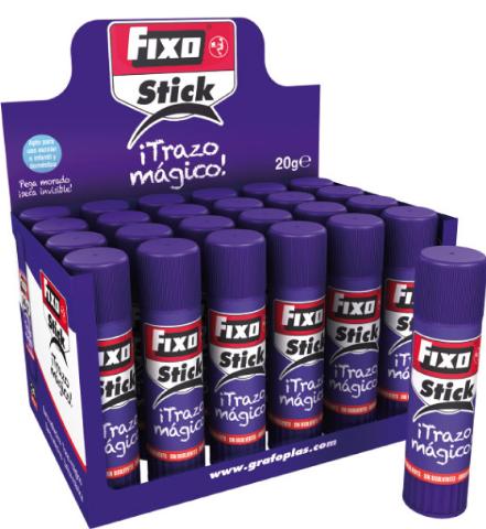 [00020535] 111160 PEGAMENTO BARRA TRAZO MAGICO MORADO 20G FIXO GRAFOPLAS DEL NOROESTE,S.A.. 00020535