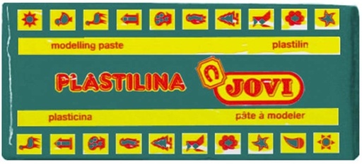 [7111] 111750 PLASTILINA CJ.15 UDS. 150G VERDE OSCURO JOVI 7111