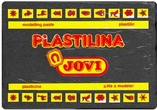 [7215] 111734 PLASTILINA CJ.15 UDS. 350G NEGRO JOVI 7215