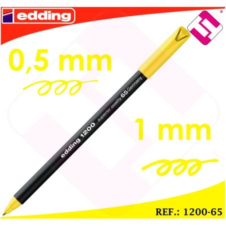 [1200-65] 190855 ROTULADOR EDDING 1200 AMARILLO NEON