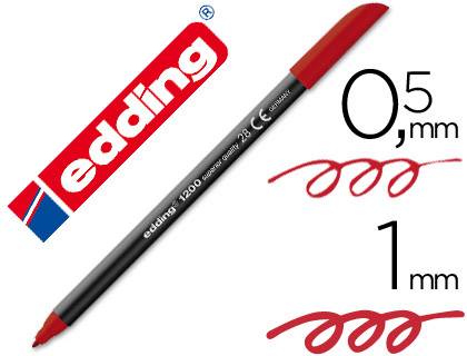 [1200-28] 114234 ROTULADOR EDDING 1200 ROJO INGLES