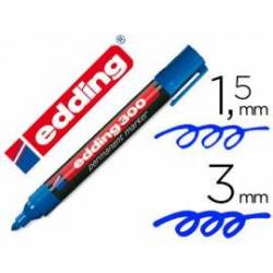 [300-03] 190973 ROTULADOR PERMANENTE EDDING 300 AZUL PTA.CONICA 1,5-3MM