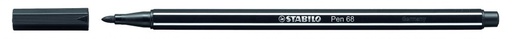 [68/46] 114407 ROTULADOR STABILO ACUARELABLE PEN 68 NEGRO 1 MM