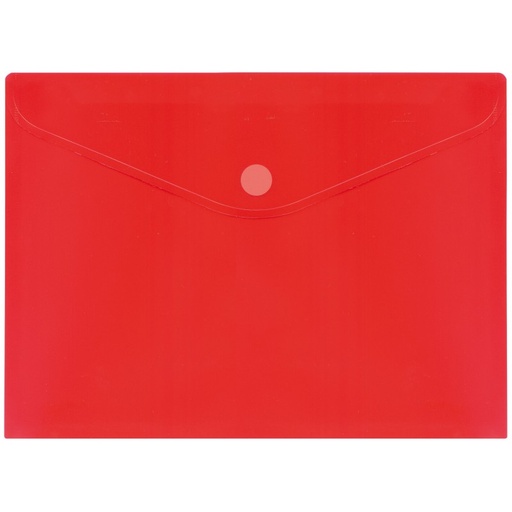 [04872251] 221611 SOBRE PP FOLIO VELCRO TRANSLUCIDO ROJO CJ 12 GRAFOPLAS DEL NOROESTE,S.A.