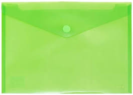 [04872220] 221605 SOBRE PP FOLIO VELCRO TRANSLUCIDO VERDE CJ 12 GRAFOPLAS DEL NOROESTE,S.A.