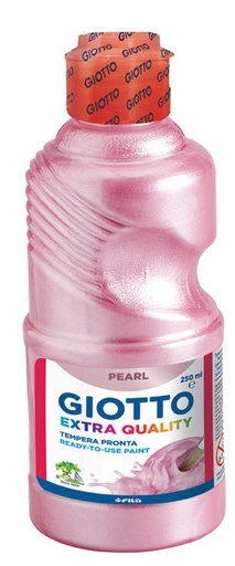 [F53130200] 230439 TEMPERA ROSA PERLADO BOTE 250ML GIOTTO