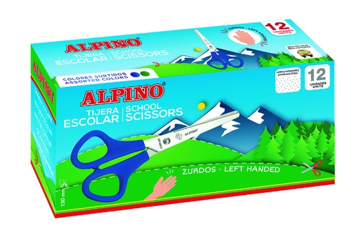 [PT0020] 118418 TIJERA ALPINO SCHOOL ZURDOS 130MM ALPINO