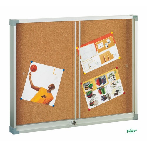 [614-4] 130415 VITRINA CORCHO PUERTAS METACRILATO 100X150 FAIBO