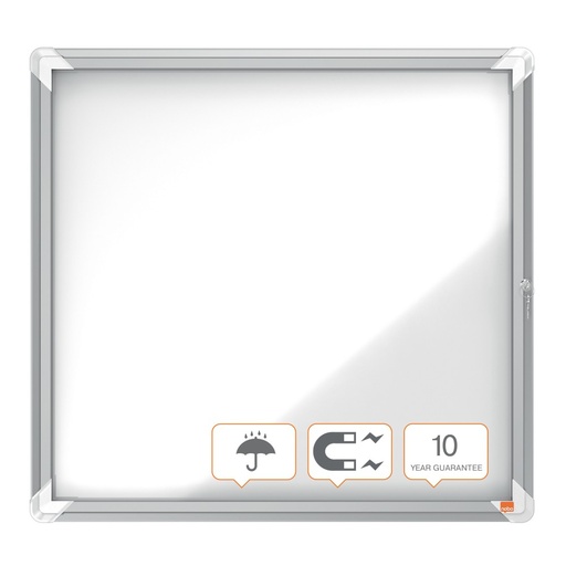 [1902578] 130453 VITRINA DE EXTERIOR NOBO PARA 6 HOJAS A4 CON SUPERFICIE BLANCA MAGNÉTICA