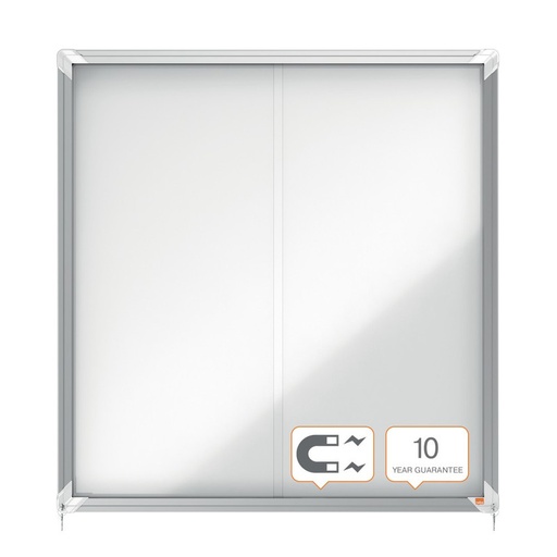 [1902570] 130437 VITRINA INTERIOR METAL PUERTA CORREDERA PARA 12H A4 997X972X54MM NOBO